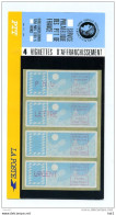 A29288)Frankreich ATM 6**, 4 Marken Im Blister - 1985 « Carrier » Paper