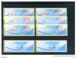 A29283)Frankreich ATM 9 B**, 8 Marken - 1988 Type « Comète »