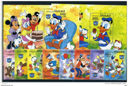 A26838)Disney: Togo 1752 - 1760** + Bl 240** + 241** - Disney