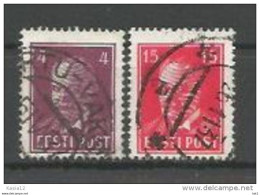 A00488)Estland 124 - 125 Gest. - Estonie