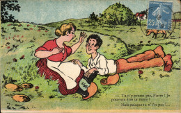 CPA Fantaisie Humour Tu N'y Penses Pas Pierre - Humour