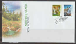 Norfolk Island 2017 Waterfalls FDC - Ile Norfolk