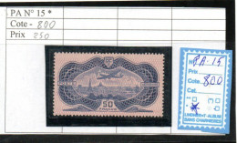 PA  CHARNIERE* - N°15 - 1927-1959 Ungebraucht
