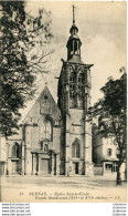 CPA  - BERNAY - EGLISE SAINTE-CROIX - FACADE ORIENTALE (IMPECCABLE) - Bernay