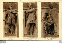 CPA - FALAISE - STATUE DES DUCS DE NORMANDIE (1)  (IMPECCABLE) - Falaise
