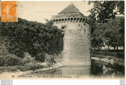 CPA -  GUERANDE - TOUR SAINTE-ANNE ET LA PROMENADE  (IMPECCABLE) - Guérande