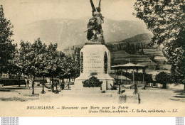 CPA -  BELLEGARDE - MONUMENT AUX MORTS (IMPECCABLE) - Bellegarde-sur-Valserine