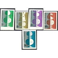 1962, Bulgaria, 1St-20St, Michel #1329-#1333, Raster Grid, UnWmk, Mint Never Hinged - Neufs