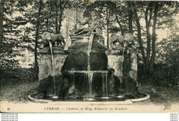 CPA - VERNON - CHATEAU DE BIZY - FONTAINE DE NEPTUNE - Vernon