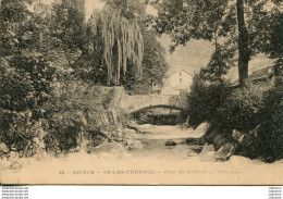 CPA - AX-LES-THERMES - PONT SAINT-ROCH OU DAURADU (IMPECCABLE) - Ax Les Thermes