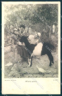 Artist Signed Sani Lady Child Goat Galleria Moderna Cartolina Postcard TW2095 - Ohne Zuordnung
