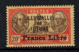 Wallis & Futuna - Signé CALVES - YV 124 N** MNH Luxe , France Libre , Cote 235+ Euros - Neufs