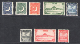 1949-53 PAKISTAN - Stanley Gibbons N. 244/51 - Dentellature Miste - MH* - Altri & Non Classificati