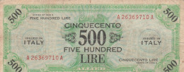 500- AM LIRE 1943/45 R - Allied Occupation WWII