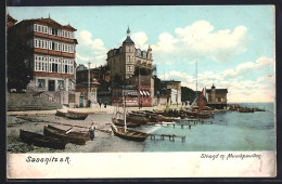 AK Sassnitz A. R., Strand Mit Musikpavillon - Sassnitz