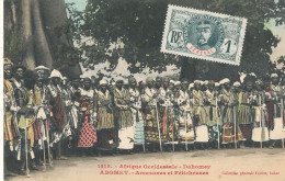 DAHOMEY / Amazones Et Féticheuses  1515  Edit Fortier / Colorisée - Dahomey