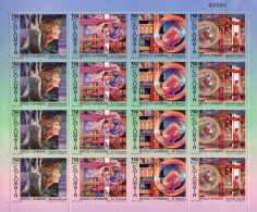 Lote 31hp, Colombia, 1995, Pliego, Sheet, Mitos Y Leyendas, Myths And Legends, Indigenous Issues, Woman - Colombie
