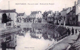 45 - Loiret -  MONTARGIS -  Vue Sur Le Canal - Boulevard Du Rempart - Montargis