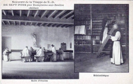 03 - Allier - Abbaye Notre Dame De SEPT FONS ( Diou ) Salle D'études - Bibliotheque - Religion - Andere & Zonder Classificatie
