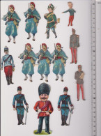 Militaria, Ensemble De 12 Découpis - Other & Unclassified