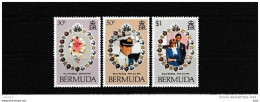 A08677)Lady Diana: Bermuda 401 - 403** - Familles Royales