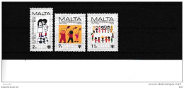 A08125)Malta 596 - 598** - Malte
