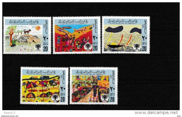 A08119)Libyen 717 - 721 A** - Libye