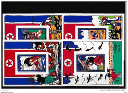 A08108)Korea - N. Bl 63 - 66** Ungezähnt - Corée Du Nord