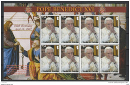 A15393)Benedikt XVI.: Turks + Caicos Inseln 1869 KLB** - Papes