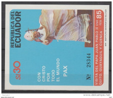 A15286)Johannes Paul II.: Ecuador Bl 115** - Papes
