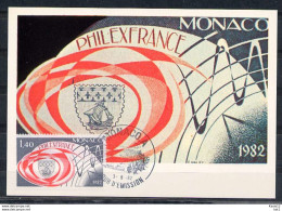 X0281)Monaco Maxi-Card  1532 Philatelie - Cartes-Maximum (CM)