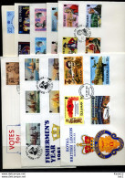F0984)Man FDC 182-202 Ohne Blocks, Jahrgang 1981 - Man (Ile De)