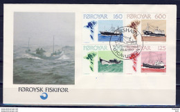F0873)Faroer FDC 24/7 Schiffe - Féroé (Iles)