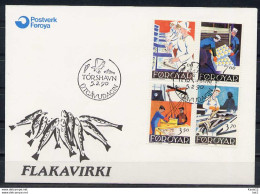 F0473)DK-Faeroer FDC 194/7 - Féroé (Iles)