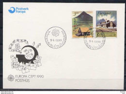 F0474)DK-Faeroer FDC 198/9 Cept - Féroé (Iles)
