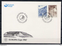 F0458)DK-Faeroer FDC 149/50 Cept - Féroé (Iles)