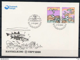 F0453)DK-Faeroer FDC 134/5 Cept - Féroé (Iles)
