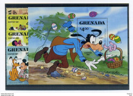 A23286)Disney: Grenada 1086 - 1089** + Bl 94** - Disney