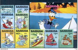 A23274)Disney: Barbuda 534 - 542** + Bl 56** - Disney