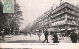 Paris CPA Perspective Du Boulevard Poissonniere - Paris (09)