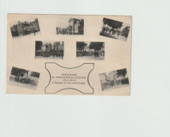 VINCENNES 94 VAL DE MARNE ( RARE)  - SOUVENIR DE VINCENNES CENTRE 1913-1914 CARTE  AVEC DÉFAUT- - Vincennes
