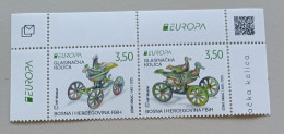 Bosnie Herz.(kroatie Post Mostar)2025 Cept PF Stamp Set + Block - 2024