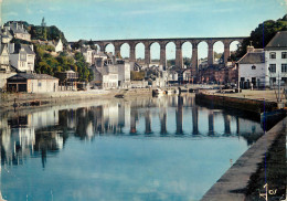 CPM Morlaix (Finistere) Le Pont Se Refletant Dans La Riviere - Morlaix