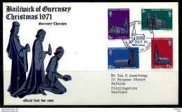 E04688)Guernsey FDC 58/61 - Guernesey