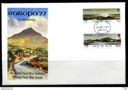 E02236)Man FDC 95/6 - Man (Ile De)