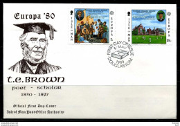 E02242)Man FDC 164/5 Cept - Man (Ile De)