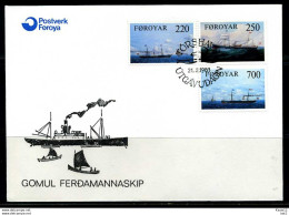 E02127)Färöer Inseln FDC 79/81 - Féroé (Iles)
