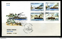 E01938)Türkei FDC 2857/60 - FDC