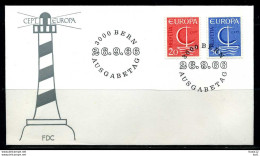 E01909)Schweiz FDC 843/4 Cept - FDC