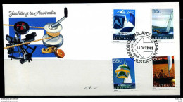 E01191)Australien FDC 772/5 Yachtsport - Premiers Jours (FDC)